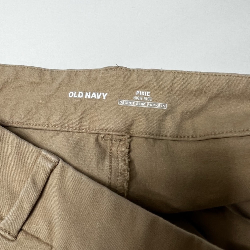 Old navy pixie women’s slacks casual tan pixie 14